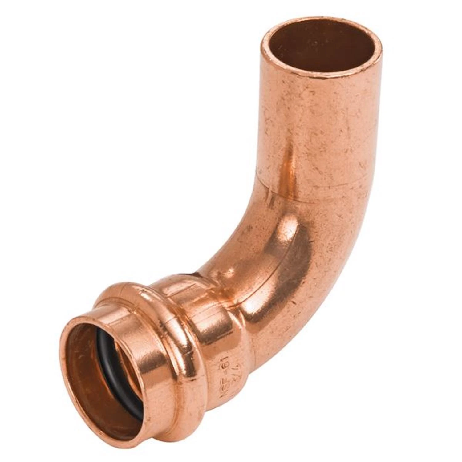1 In. FTG by Press Copper Pipe Elbow, 90 Degrees