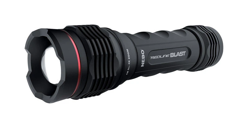 Redline Blast 1400 Lumen Black Led Flashlight Model 6542 With Aa Batteries