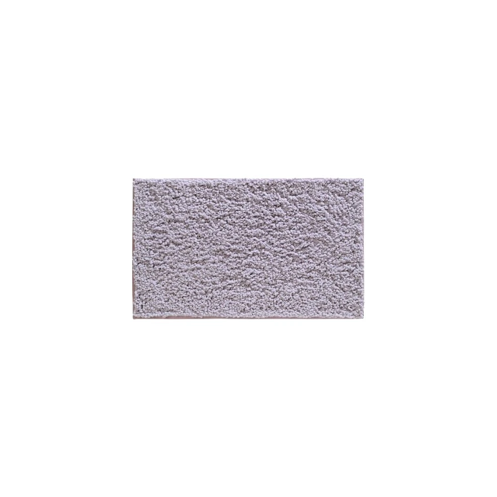 Fuzi Bath Rug, Lavender, 34 Inch X 21 Inch, Soft And Absorbent