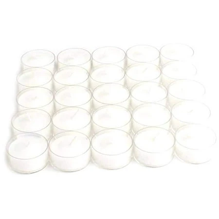 Tealight Candles, 3-Hour Burn Time, 25-Pk.