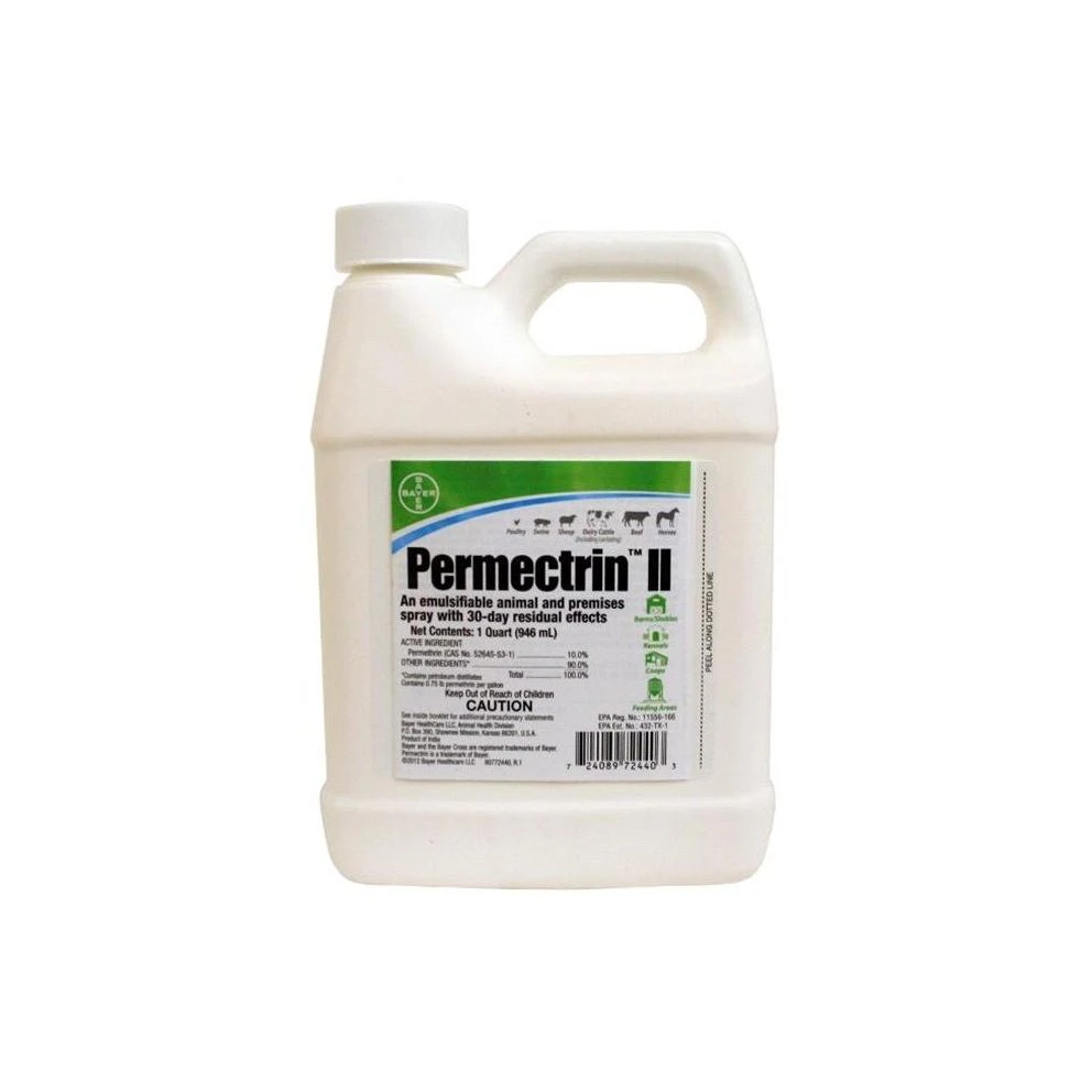Permectrin Ii Insecticide, 32-ounce Bottle For Effective Pest Control