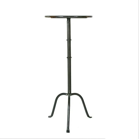 Round Metal Martini Table - Stylish Accent Table For Living Room Or Patio