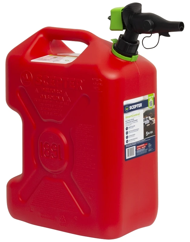 SmartControl Military/Jeep Style Gas Can, 5.3 Gallon