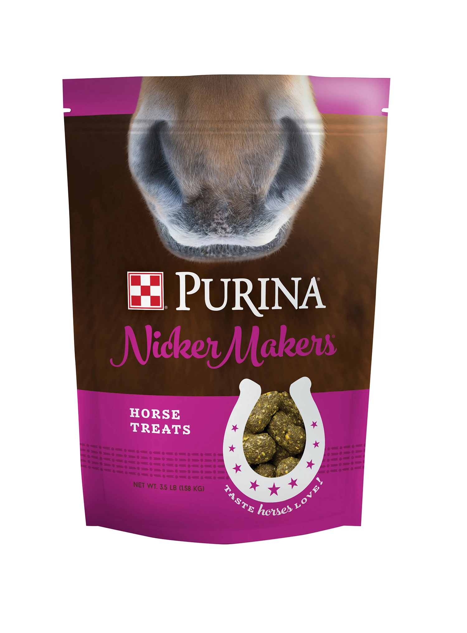 Nicker Makers Horse Treats, Crunchy Molasses Flavor, 3.5 Lb.