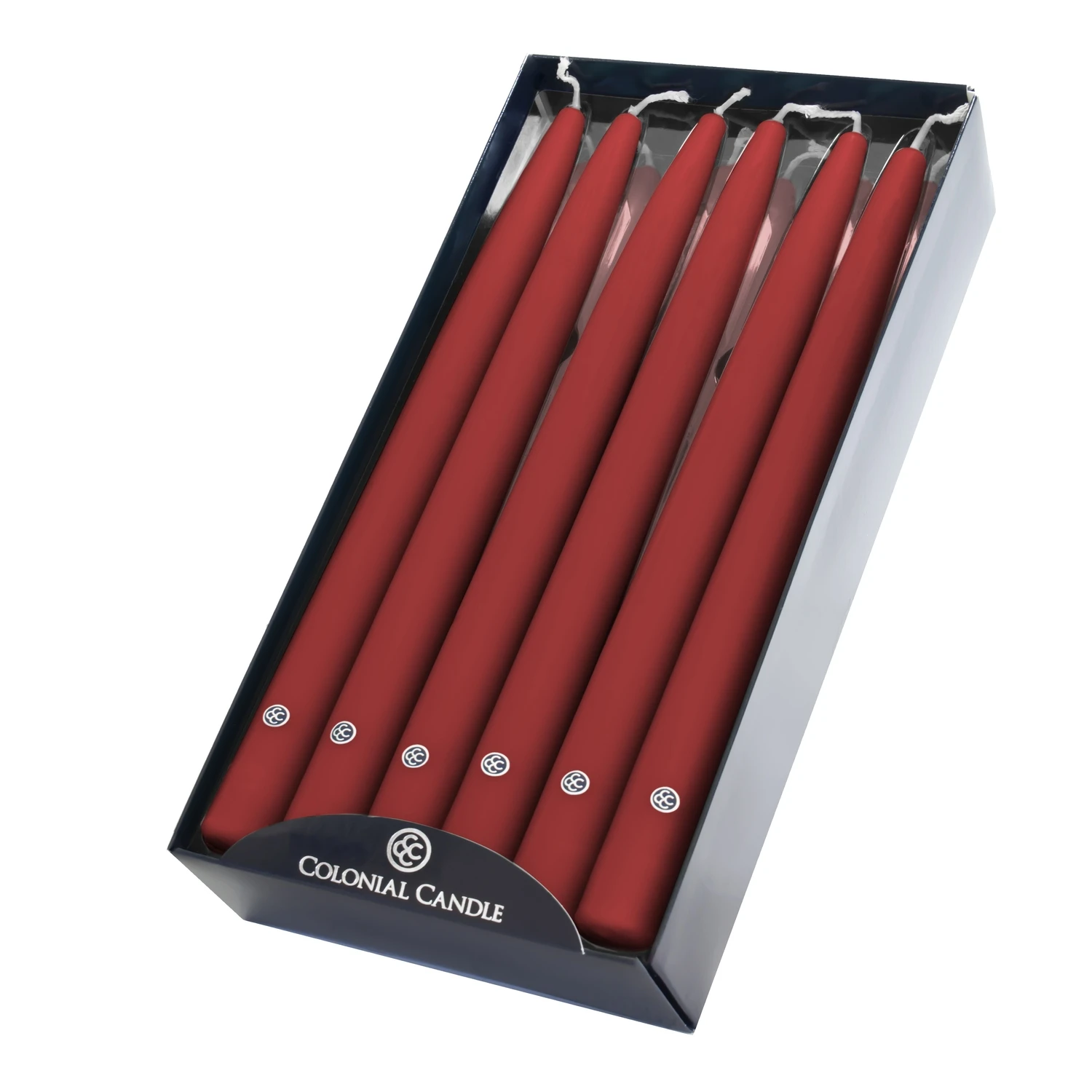 Taper Candle, Red, 12 In., 12-Ct.