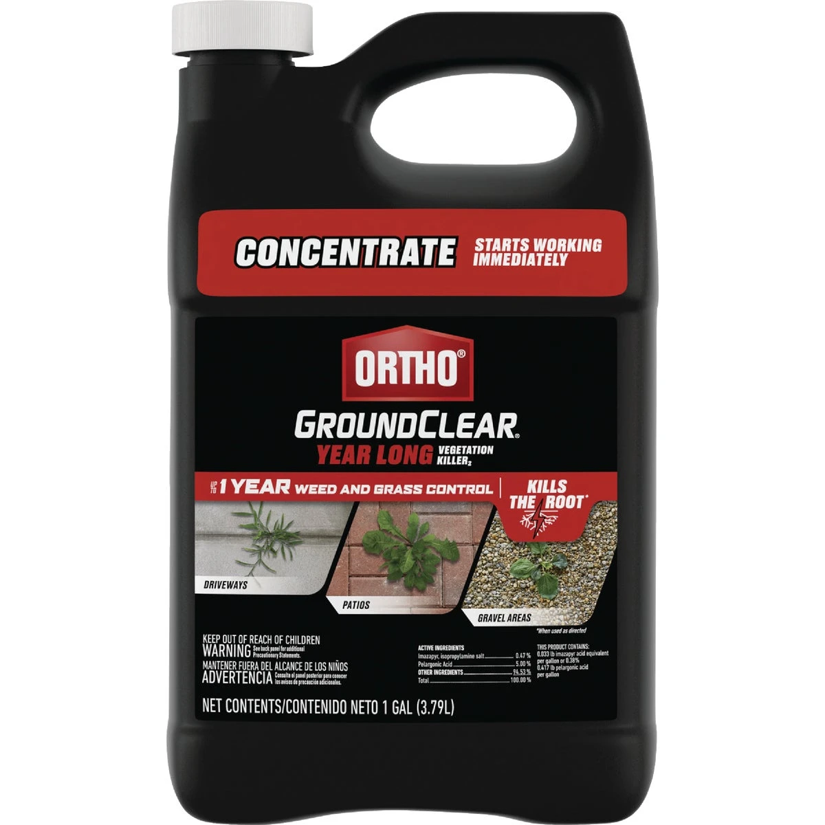 GroundClear Vegetation Killer, 1 Gallon Concentrate