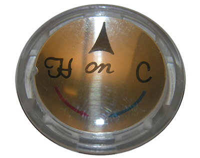 Delta, Single Lever Acrylic Handle Button