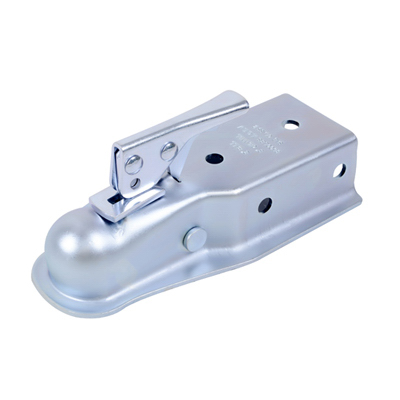 Tow Coupler, Zinc, 3,500 Lb. Capacity, Fits 3 In. Channel, 2 In. Ball