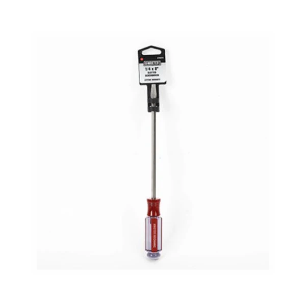 Slotted Screwdriver, 1/4 x 8 In.