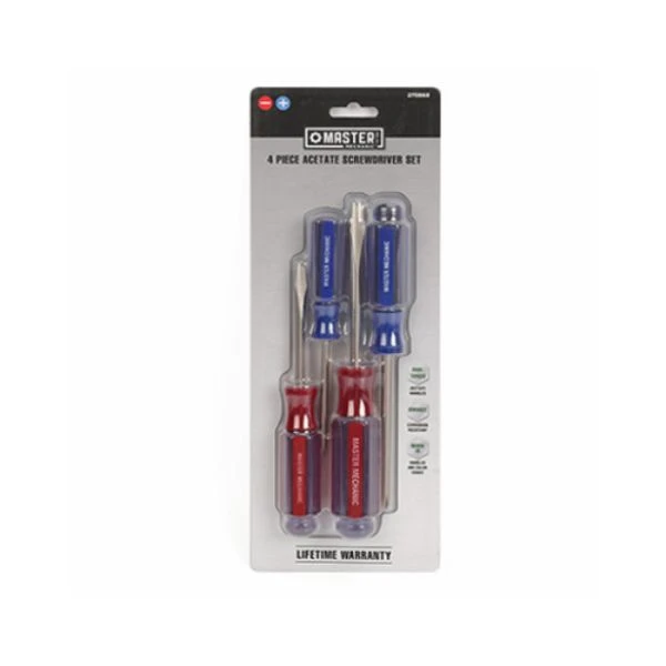 4-Pc. Acetate Screwdriver Set