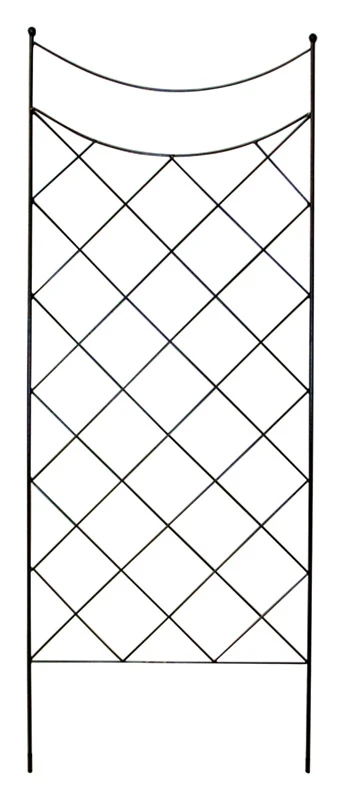 Filigree 65 In. H Black Steel Garden Trellis - Model Fit