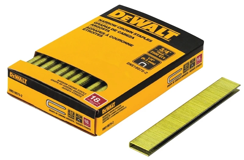 1/4 in. x 3/4 in. x 18-Gauge Crown Staples (2500-Pieces)
