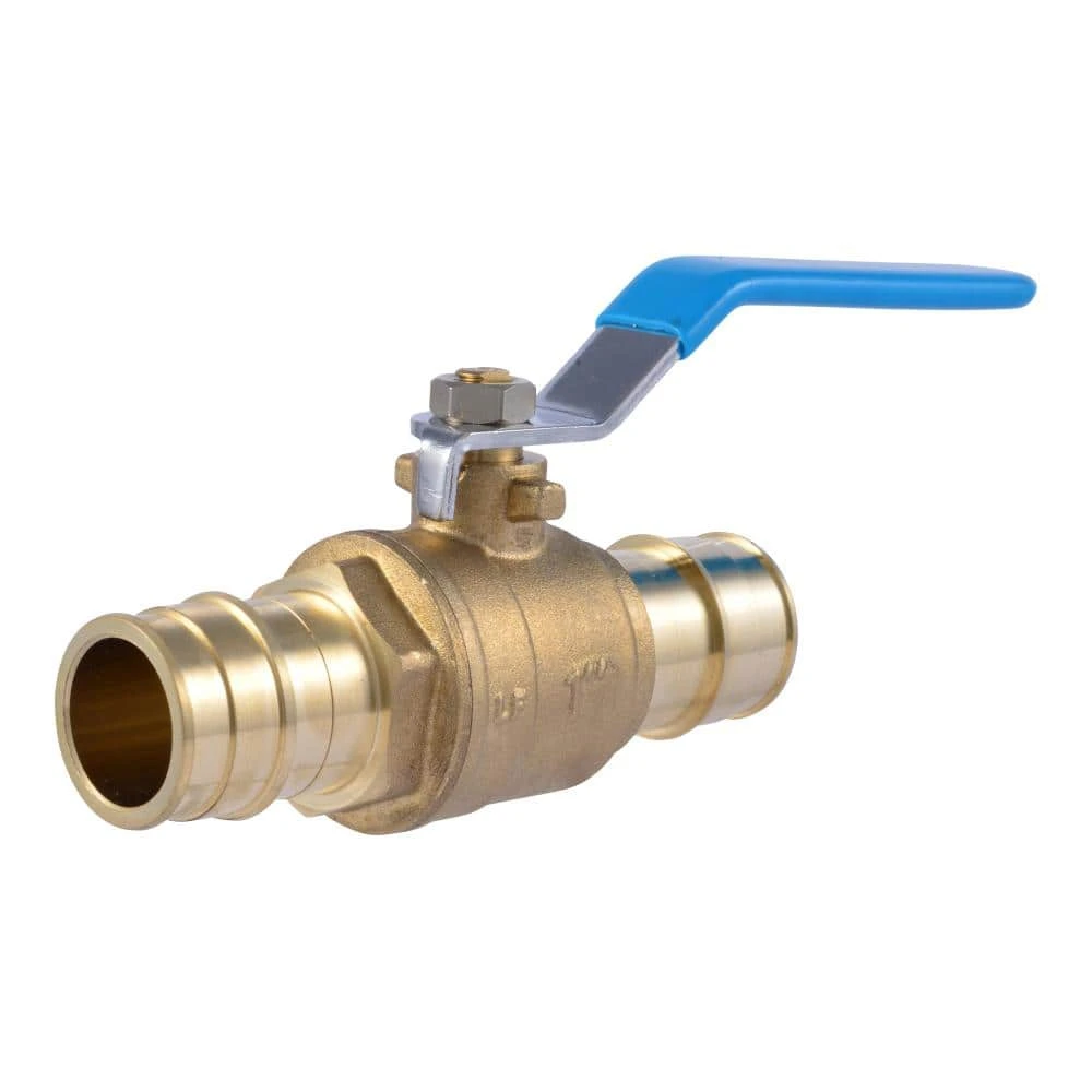 PEXA Brass Expansion Ball Valve, 1 PEXA x 1 In.