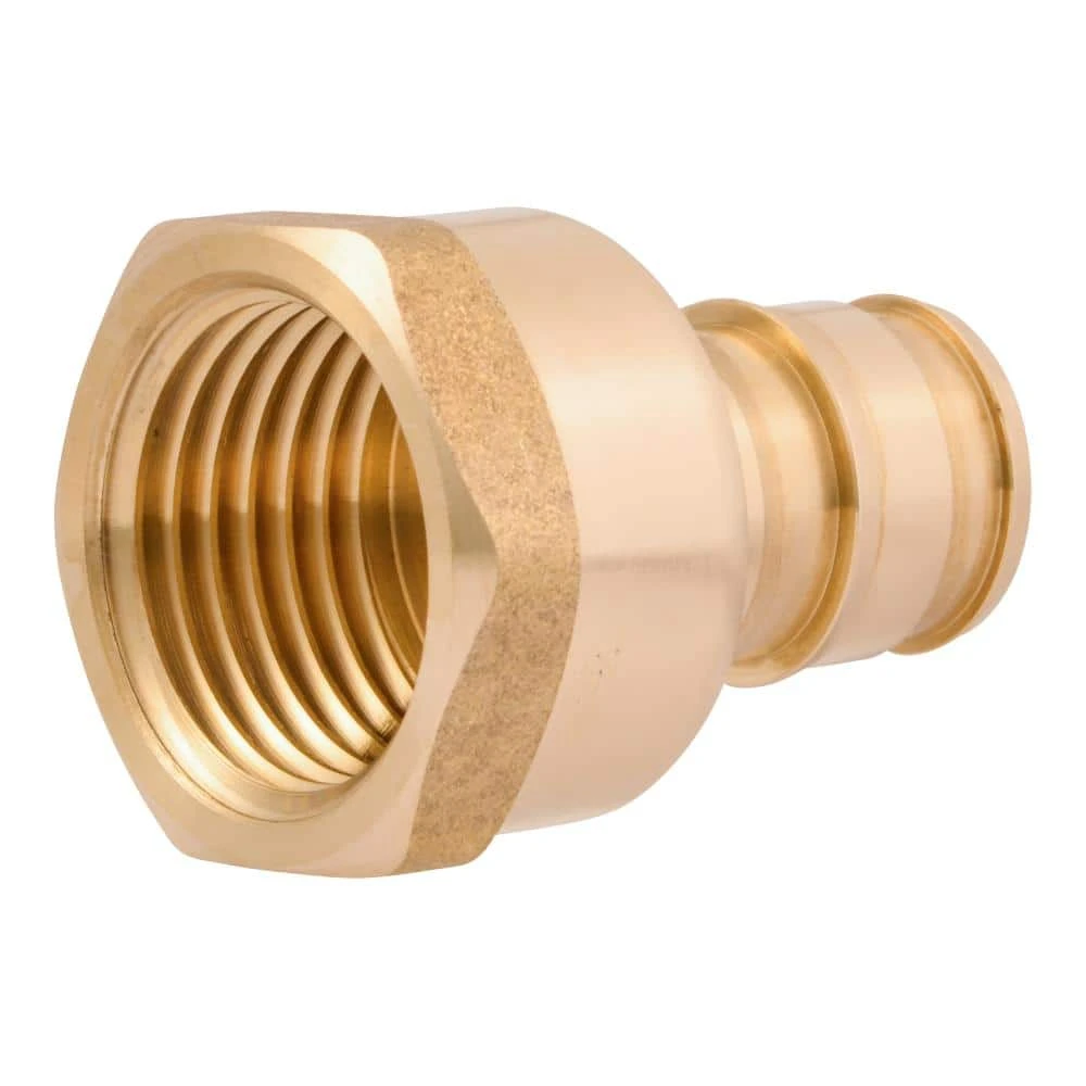 PEXA Brass Expansion Adapter, 1/2 PEXA x 1/2 In. FNPT