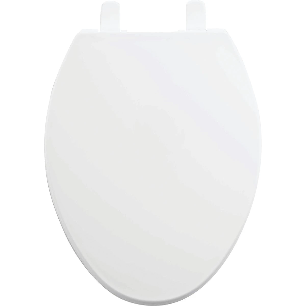 Brevia Quick-release Elongated Closed Front White Plastic Toilet Seat Model 4774-0