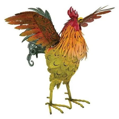 21" Napa Rooster Decor - Wing Up Home Decor Figurine