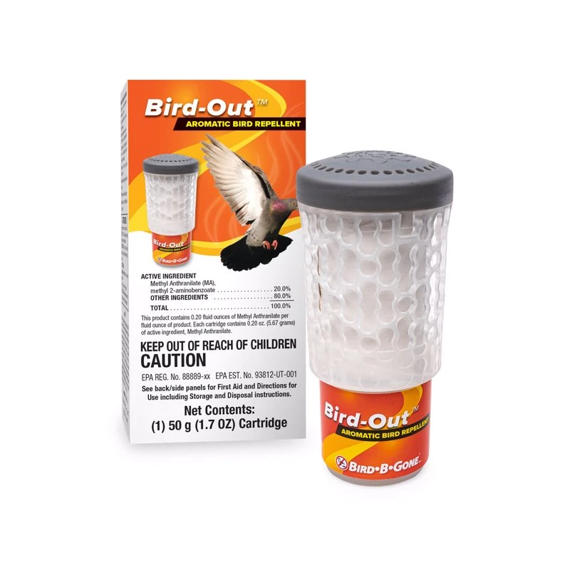 Bird-Out Aromatic Bird Repellent Refill Cartridge, 1.76 oz.