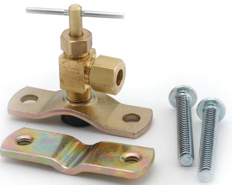1/4 In. Compression Valve with Saddle, Fits Up To 3/4 In. Pipe