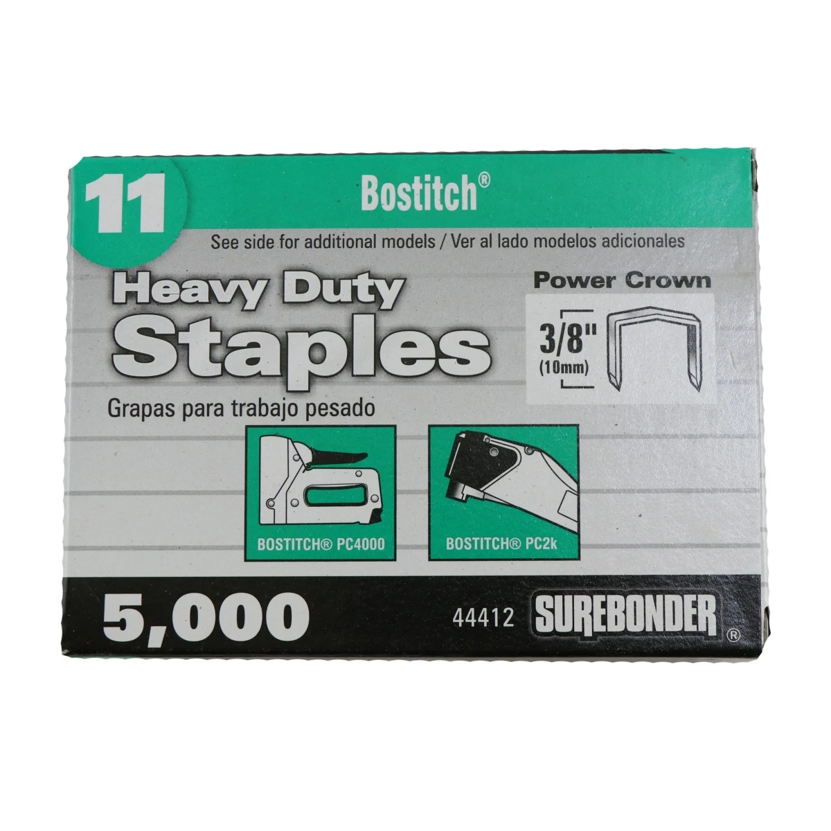 Superbonder Heavy-Duty Staples, #11, 3/8 In., 5,000-Pk.