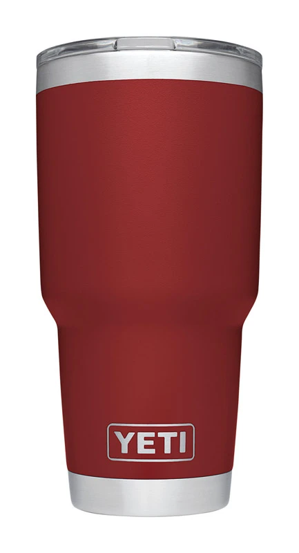 Rambler Brick Red Stainless Steel Double Wall Tumbler 30 Oz. With Magslider Lid