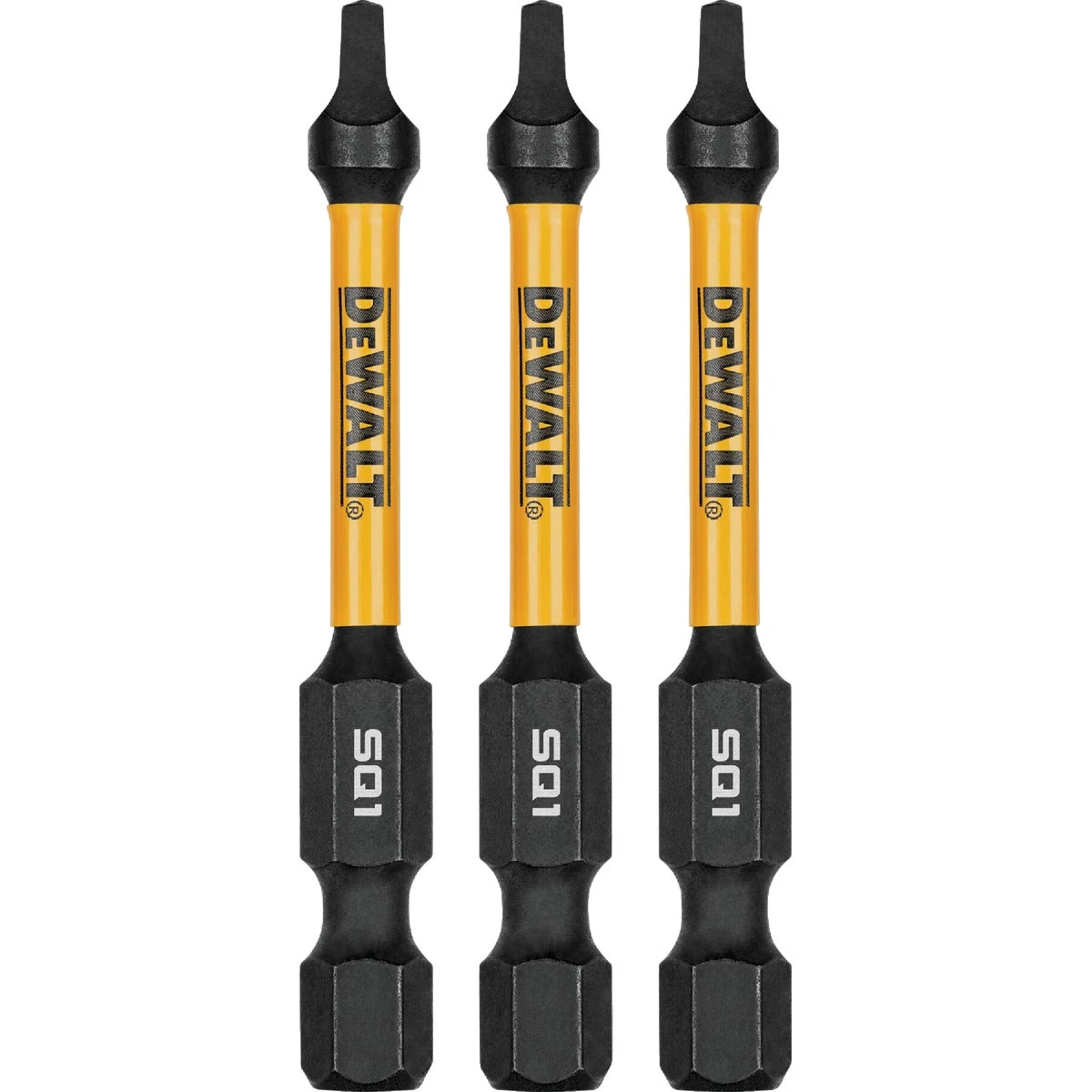 FlexTorq #1 Square Driver Bits, 2-1/4 In., 3-Pk.