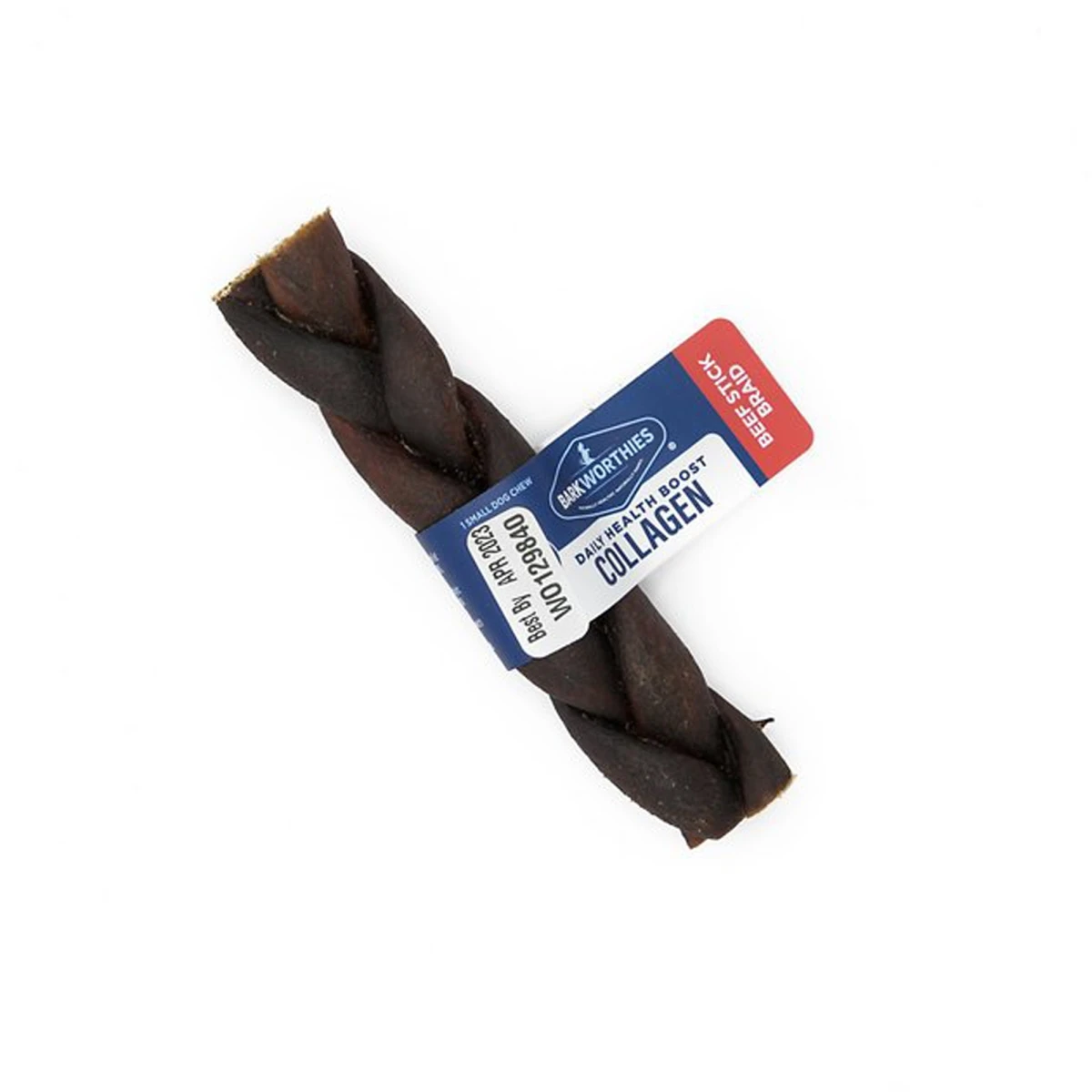 Braided Collagen Beef Stick Dog Treat, 5 In.