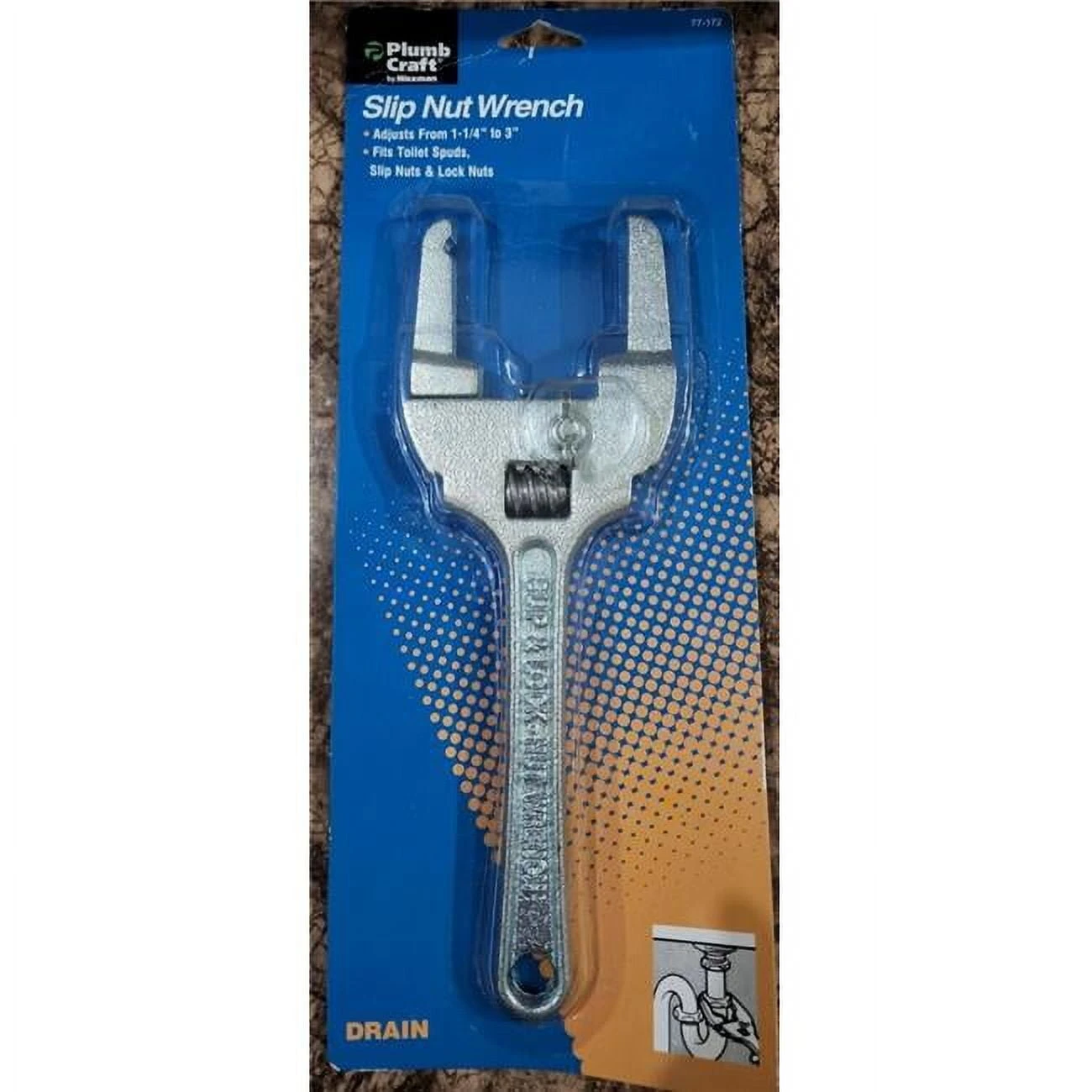 Adjustable Toilet Spud Slip Nut Wrench