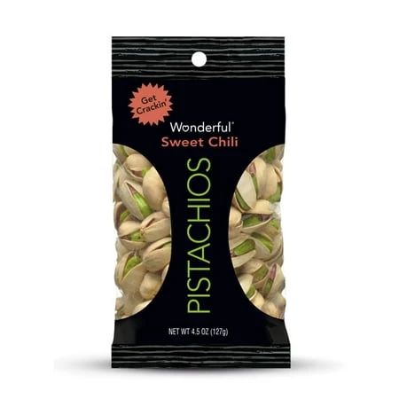 Pistachios, Sweet Chili, 4.5 oz.