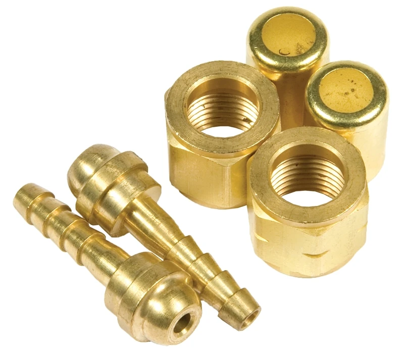 3/16 Inch Hose Repair Kit With Barbed Nipples And Hose Nuts