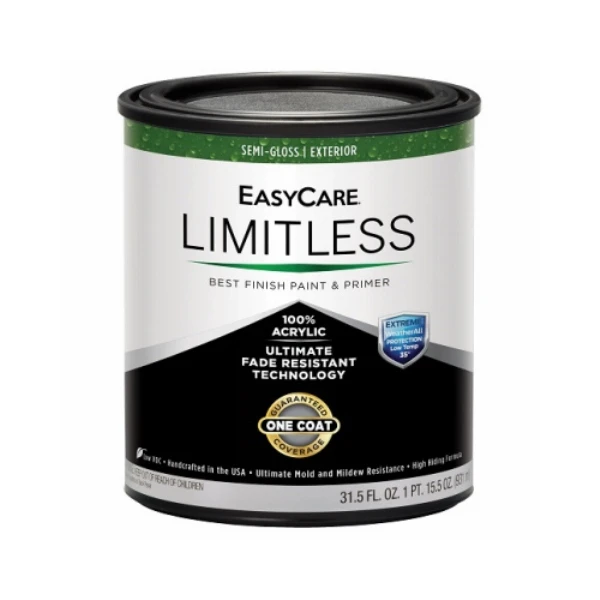 Limitless WeatherAll Exterior House Paint & Primer, Neutral Base Semi-Gloss Acrylic Latex, Qt.