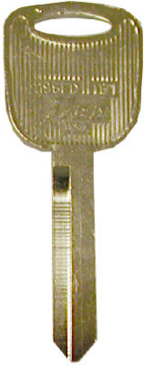 Ford Nickel Plated Automotive Key Blank H71 For Door And Ignition