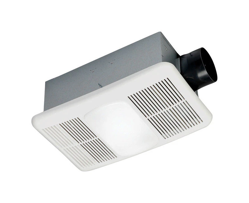 Heater & Bathroom Fan with LED Light, 80 CFM