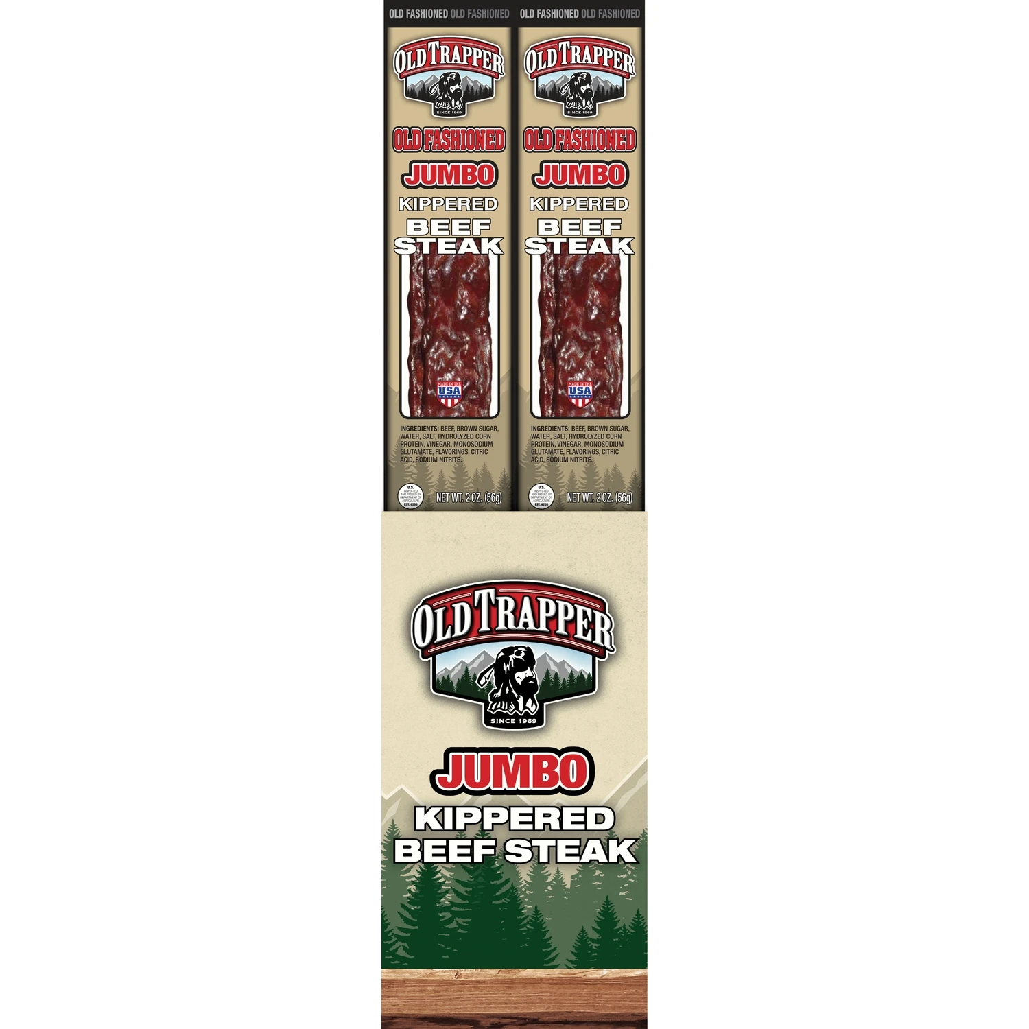 Kippered Beef Steak Stick, 2 oz.