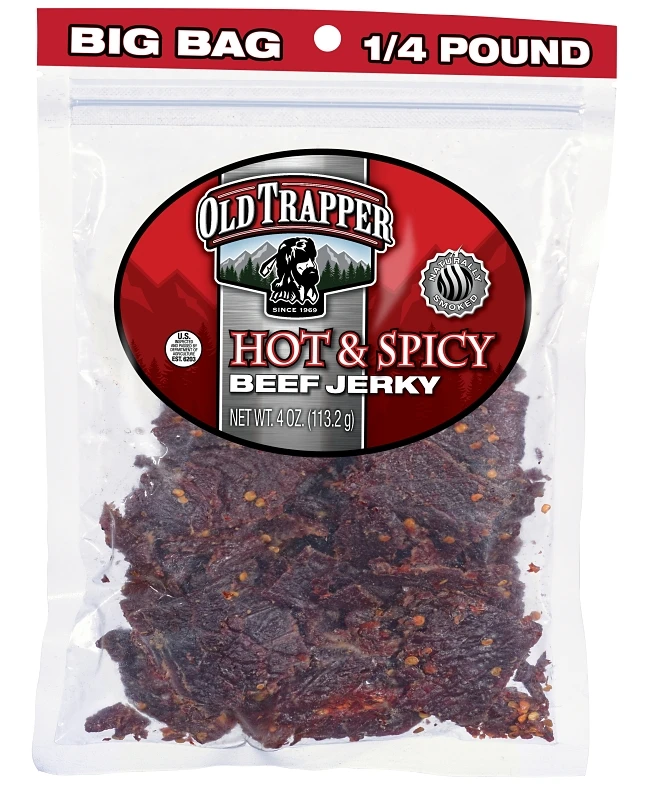 Hot and Spicy Beef Jerky, 4 oz.