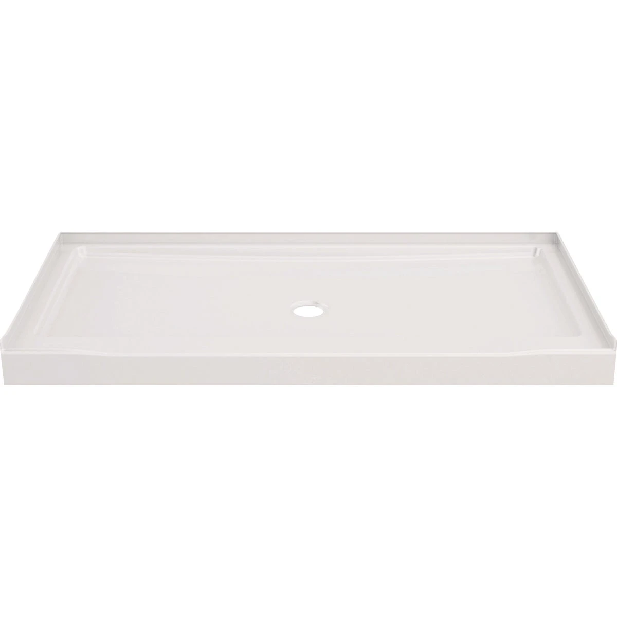 Classic 500 Shower Base, Center Drain, Gloss White, 60 x 32 In.