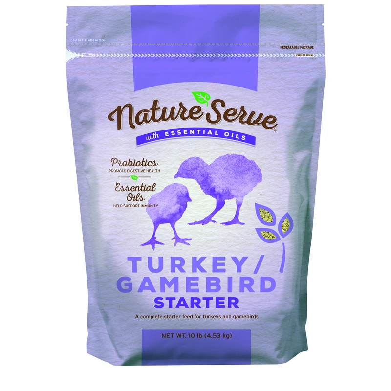 Turkey Gamebird Starter Feed with Essential Oils, 10 Lbs.