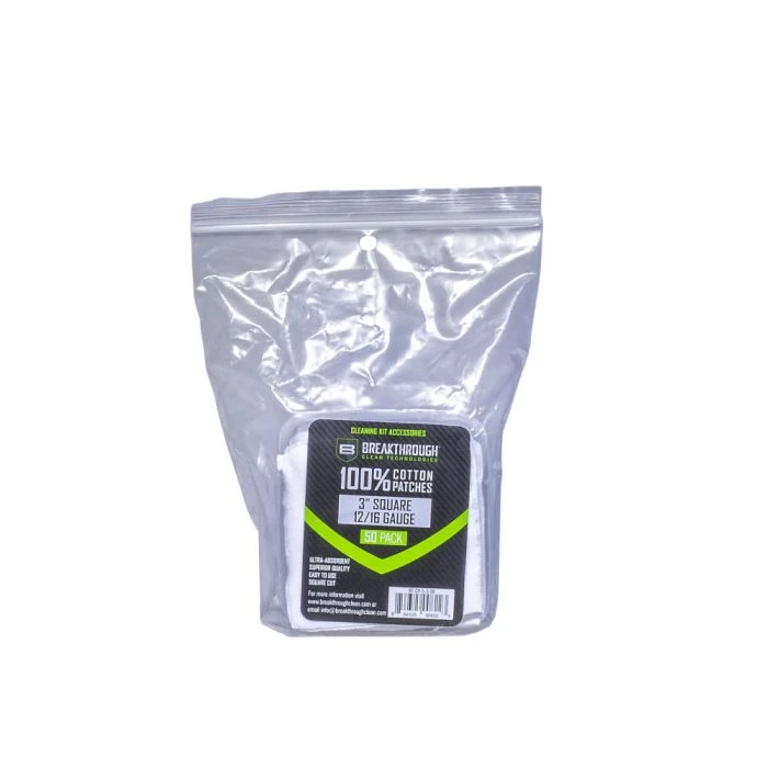 Gun Cleaning Patches, 3 x 3 In., 50-Ct.