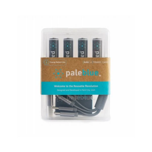 Rechargeable AAA Batteries, USB Cable, 4-Pk.