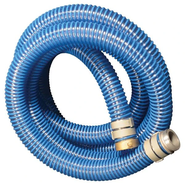 XTRMEFLX Suction Hose Assembly, Blue, 2 In. x 50 Ft.