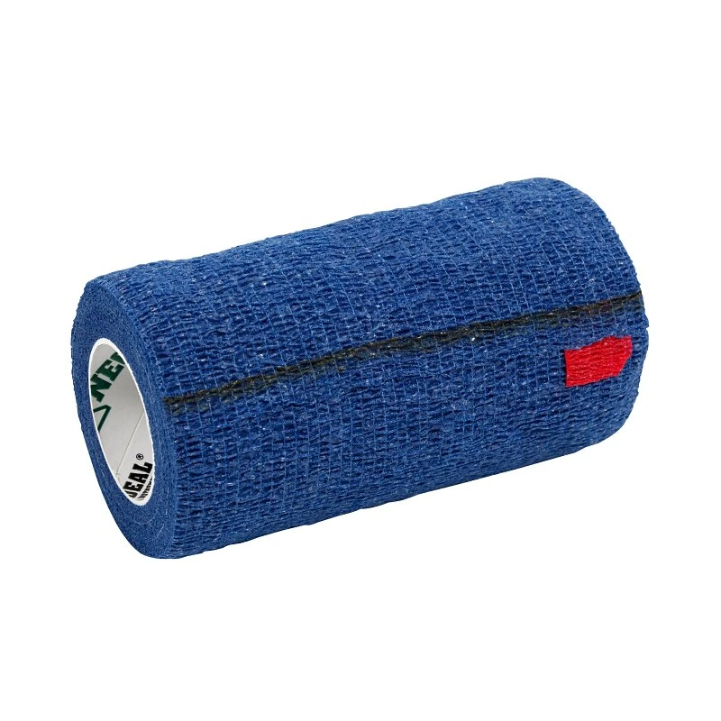 Vet Wrap Bandage, Blue, 4-In. x 5-Yds.