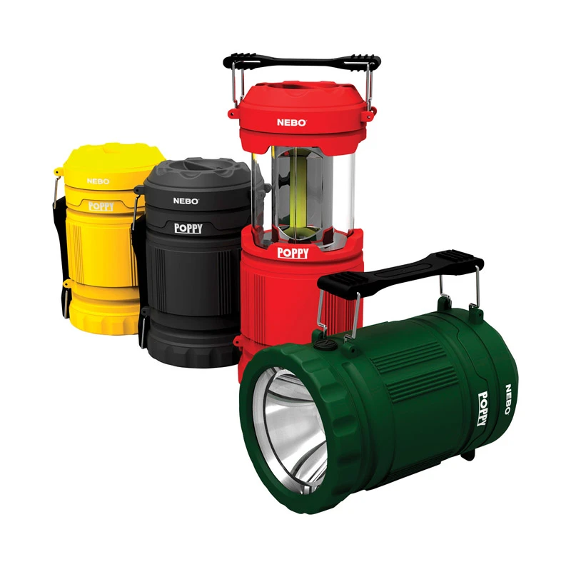 Nebo Poppy 300 Lumen Pop-up Led Lantern And Spot Light Model #6555 - Assorted Colors