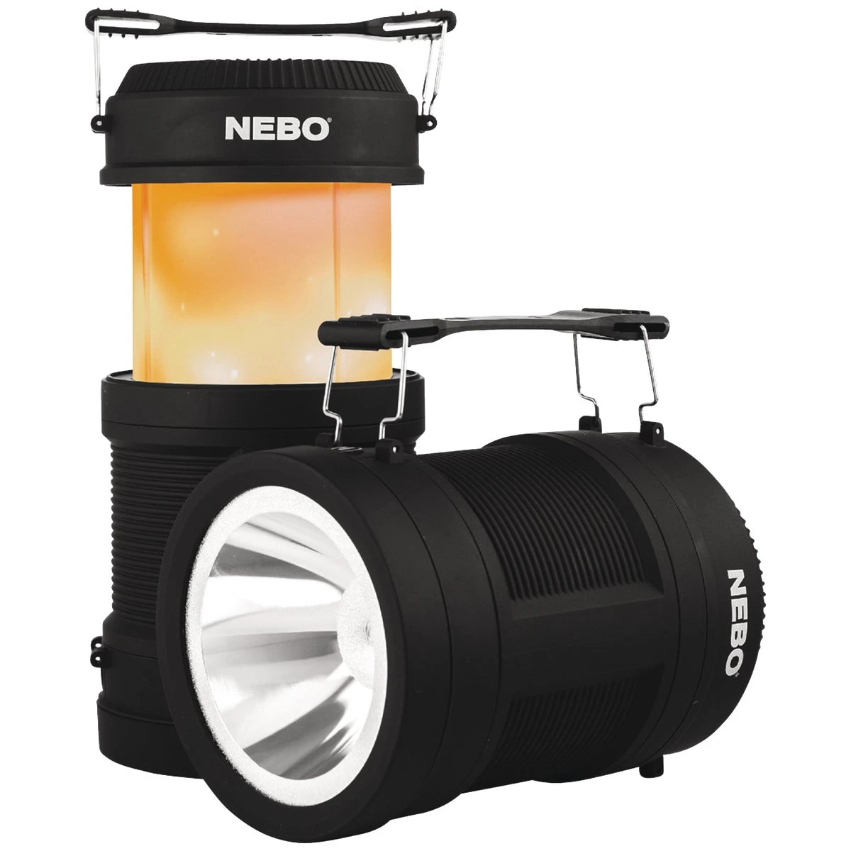 Big Poppy 8.37" H X 4.06" Dia. Rechargeable Led Lantern With Power Bank