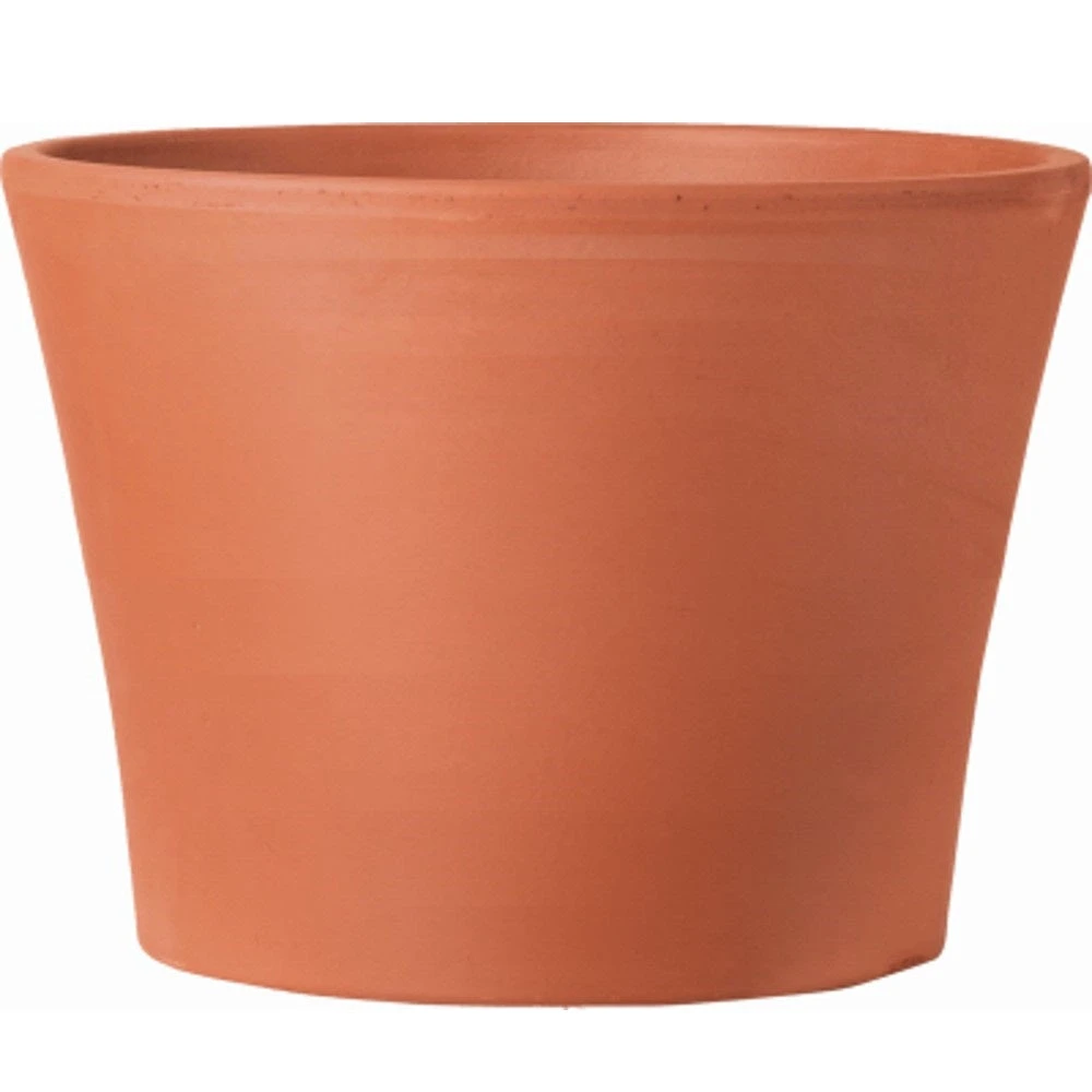 Terracotta Clay Planter, Red, 9.1 In.