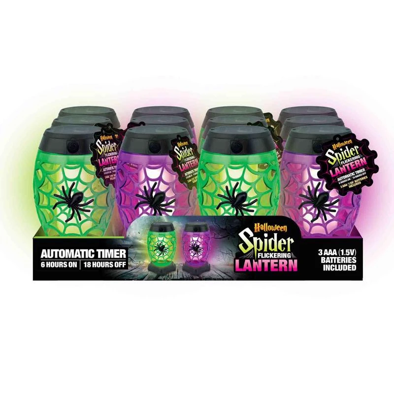 Flickering Spider Lantern, 2 Colors