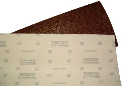 Hook & Loop Floor Sanding Sheet, 60 Grit, 8 x 17-5/8 In.