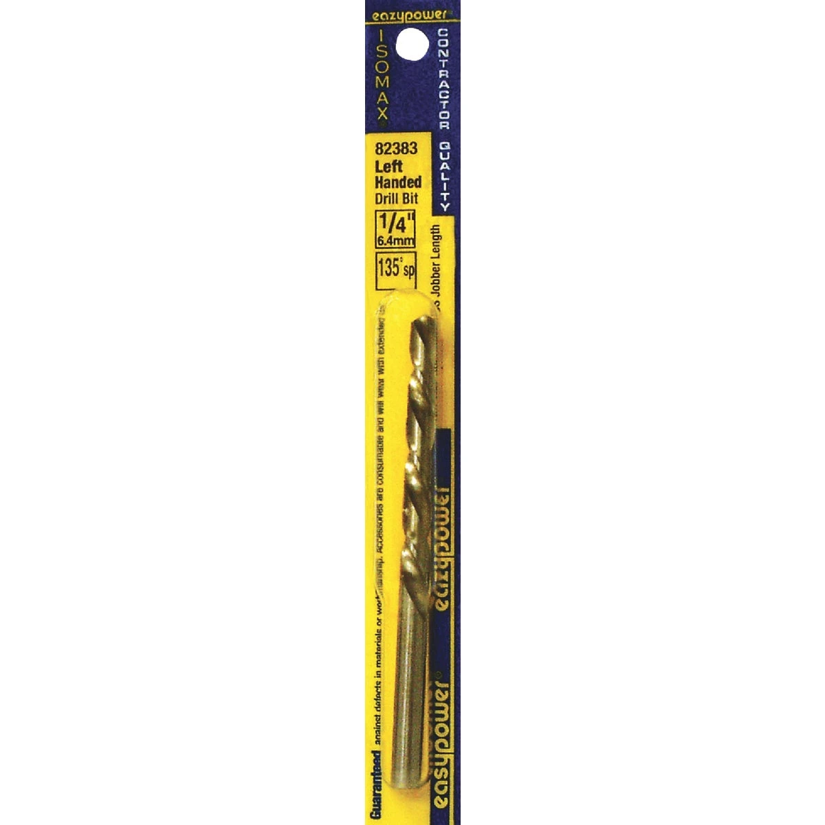 1/4 In. High Speed Steel 135 Degree Left Hand Drill Bit For Screw Extraction