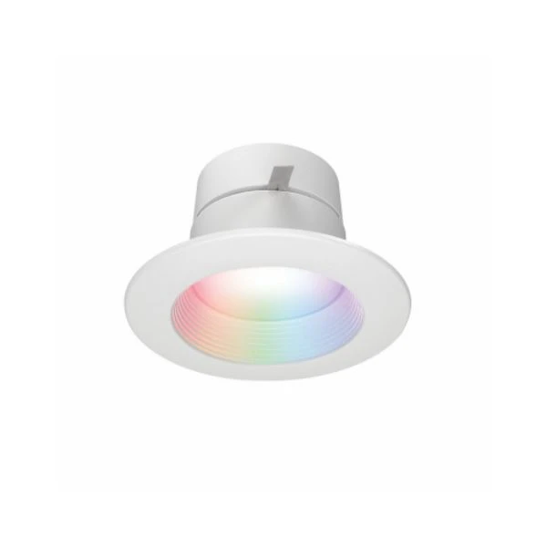 LED Smart Retrofit Recessed Downlights, Adjustable Light, White, 4 In.