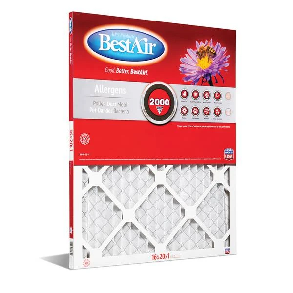 16x20 X 1 In. Merv 11 Furnace Filter - Model B1-1620-11-6