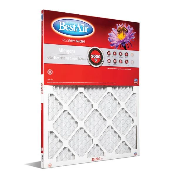 20x25x1 Merv 11 Furnace Filter - High Efficiency Air Filtration