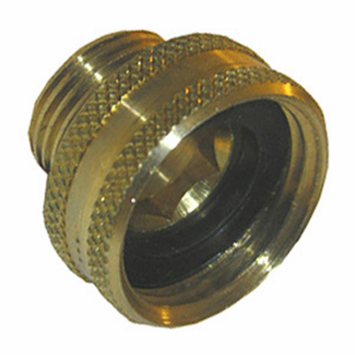 Garden Hose Brass Adapter, 3/4 FGH x 1/2 In. MPT